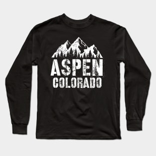 Aspen Colorado Rocky Mountains Long Sleeve T-Shirt